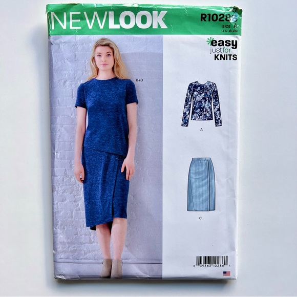 Lot of 3 Sewing Patterns NEW LOOK : R10097 R10274 R10286 Just for Knits Easy - Picture 5 of 10